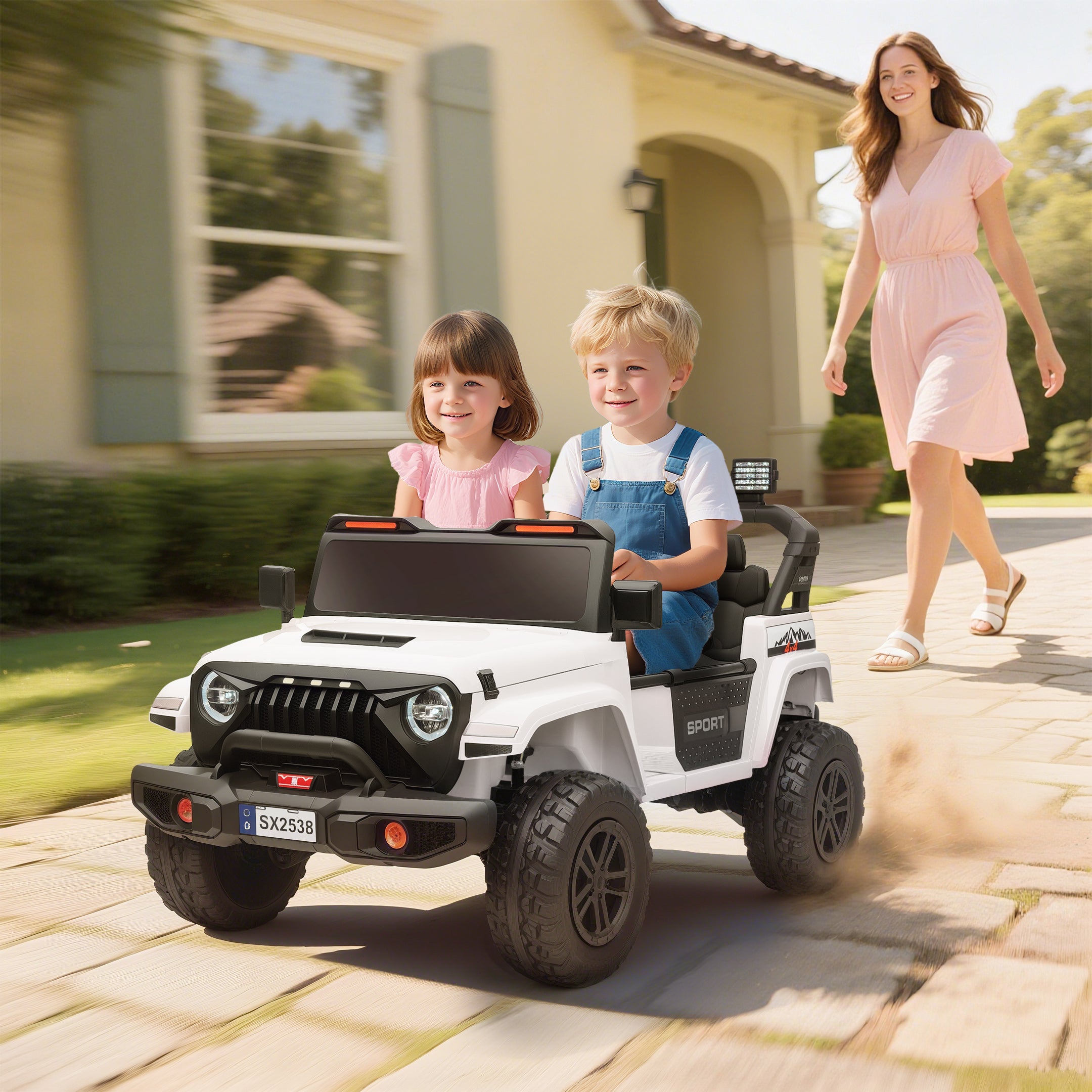 Qaba 24V Kids Electric 4WD Truck