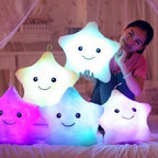 Luminous Star Plush Pillow