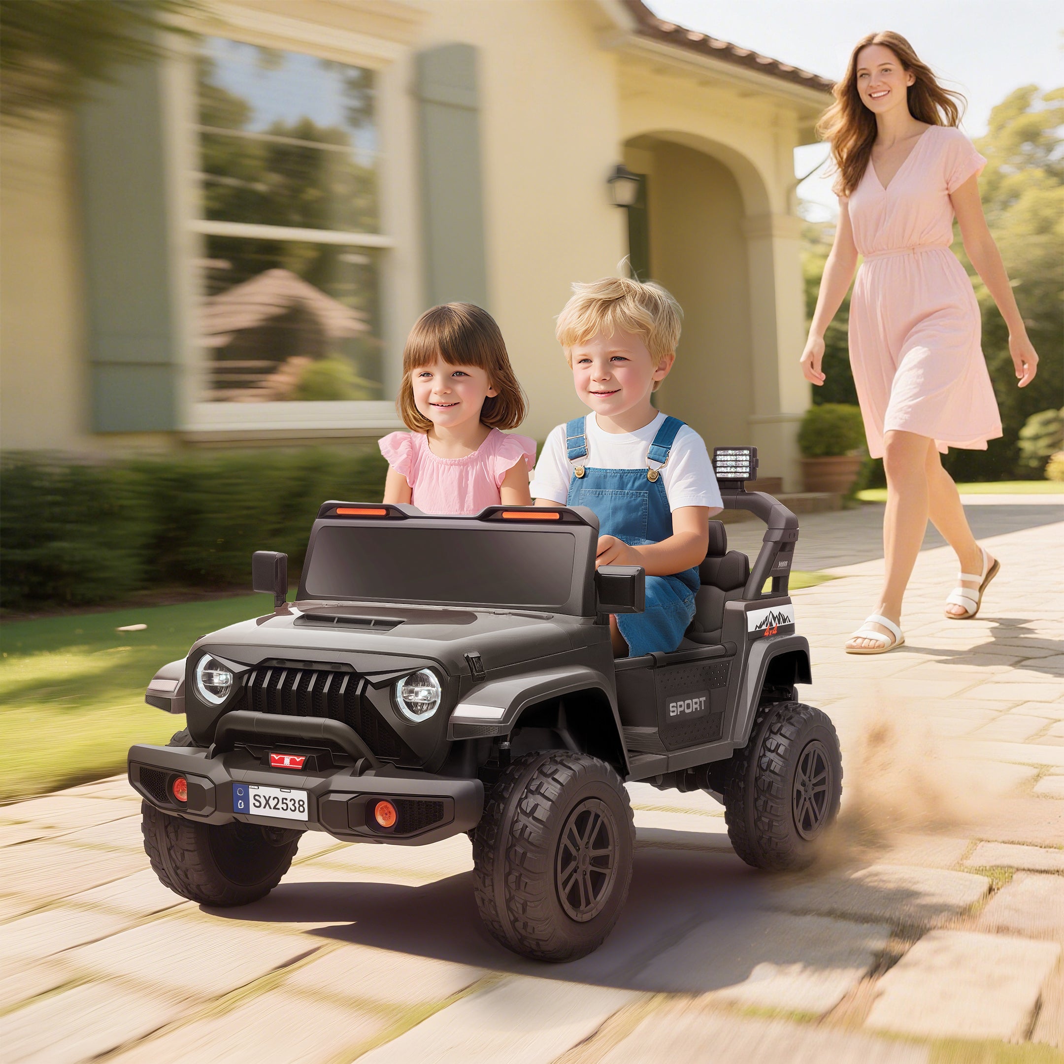 Qaba 24V Kids Electric 4WD Truck