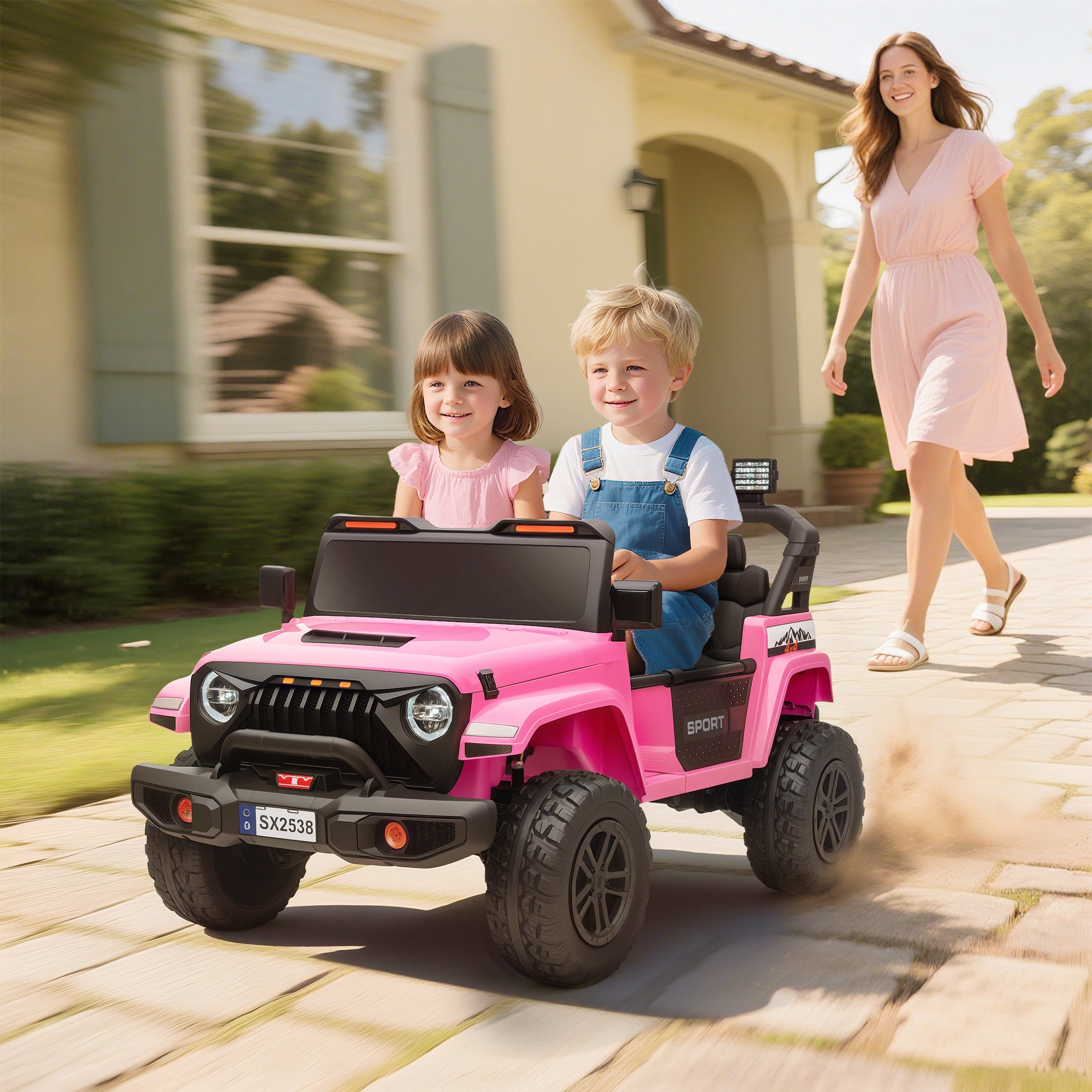 Qaba 24V Kids Electric 4WD Truck